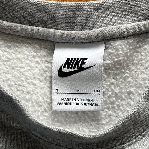 Nike Sportswear Men's Club Sweatshirt Grey - Picture 3 of 4